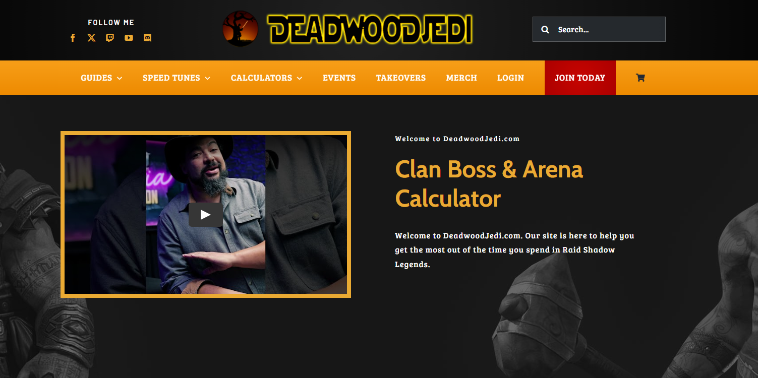 DeadwoodJedi speed tune calculator screenshot